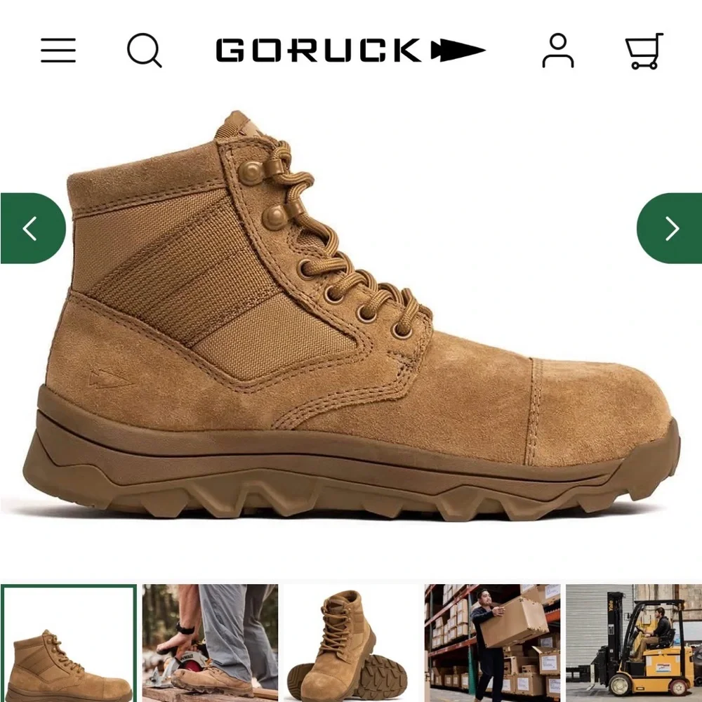 GoRuck safety boot size 11- NEW